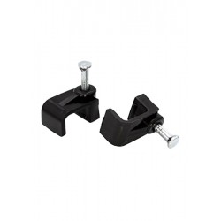 CABLE CLIPS FLAT BLACK